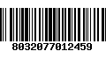 Código de Barras 8032077012459