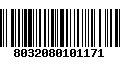 Código de Barras 8032080101171