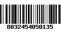 Código de Barras 8032454050135