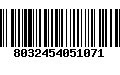 Código de Barras 8032454051071