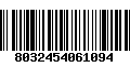 Código de Barras 8032454061094