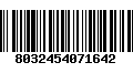Código de Barras 8032454071642