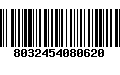 Código de Barras 8032454080620