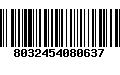 Código de Barras 8032454080637