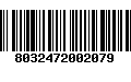 Código de Barras 8032472002079