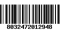 Código de Barras 8032472012948