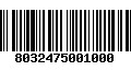 Código de Barras 8032475001000