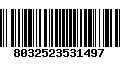 Código de Barras 8032523531497