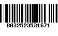 Código de Barras 8032523531671