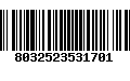Código de Barras 8032523531701