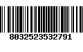 Código de Barras 8032523532791