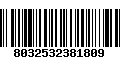 Código de Barras 8032532381809