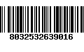 Código de Barras 8032532639016