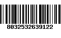 Código de Barras 8032532639122