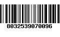Código de Barras 8032539070096