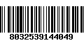 Código de Barras 8032539144049