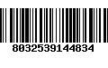 Código de Barras 8032539144834