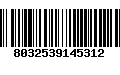 Código de Barras 8032539145312