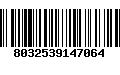 Código de Barras 8032539147064