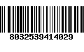 Código de Barras 8032539414029