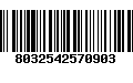 Código de Barras 8032542570903