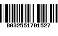Código de Barras 8032551701527