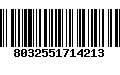 Código de Barras 8032551714213