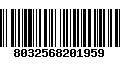 Código de Barras 8032568201959