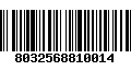 Código de Barras 8032568810014