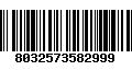 Código de Barras 8032573582999