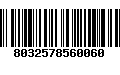 Código de Barras 8032578560060