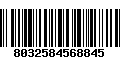 Código de Barras 8032584568845