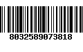 Código de Barras 8032589073818