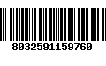 Código de Barras 8032591159760