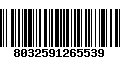 Código de Barras 8032591265539