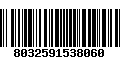 Código de Barras 8032591538060