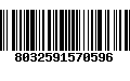 Código de Barras 8032591570596