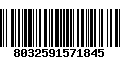 Código de Barras 8032591571845