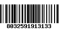 Código de Barras 8032591913133