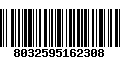 Código de Barras 8032595162308
