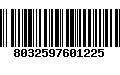 Código de Barras 8032597601225