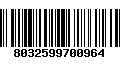 Código de Barras 8032599700964