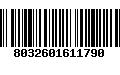 Código de Barras 8032601611790