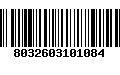 Código de Barras 8032603101084