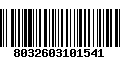 Código de Barras 8032603101541