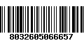 Código de Barras 8032605066657