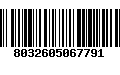 Código de Barras 8032605067791