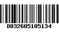 Código de Barras 8032605105134