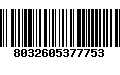 Código de Barras 8032605377753