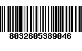 Código de Barras 8032605389046